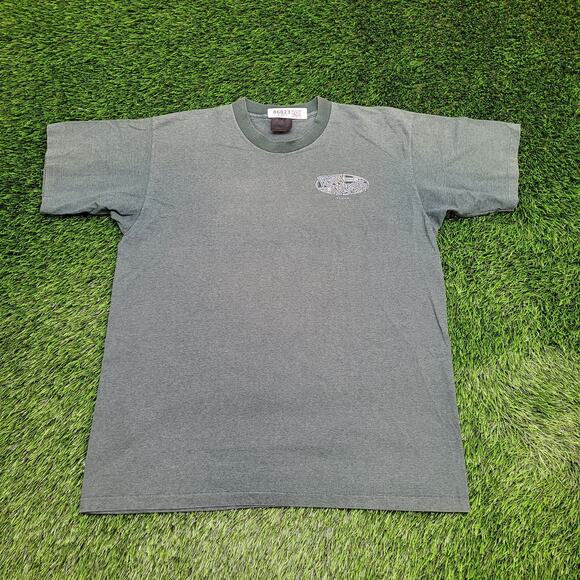 Vintage 80s Port-Aransas Texas Shirt XL 23x28 Sun-Faded Green - Picture 2 of 14